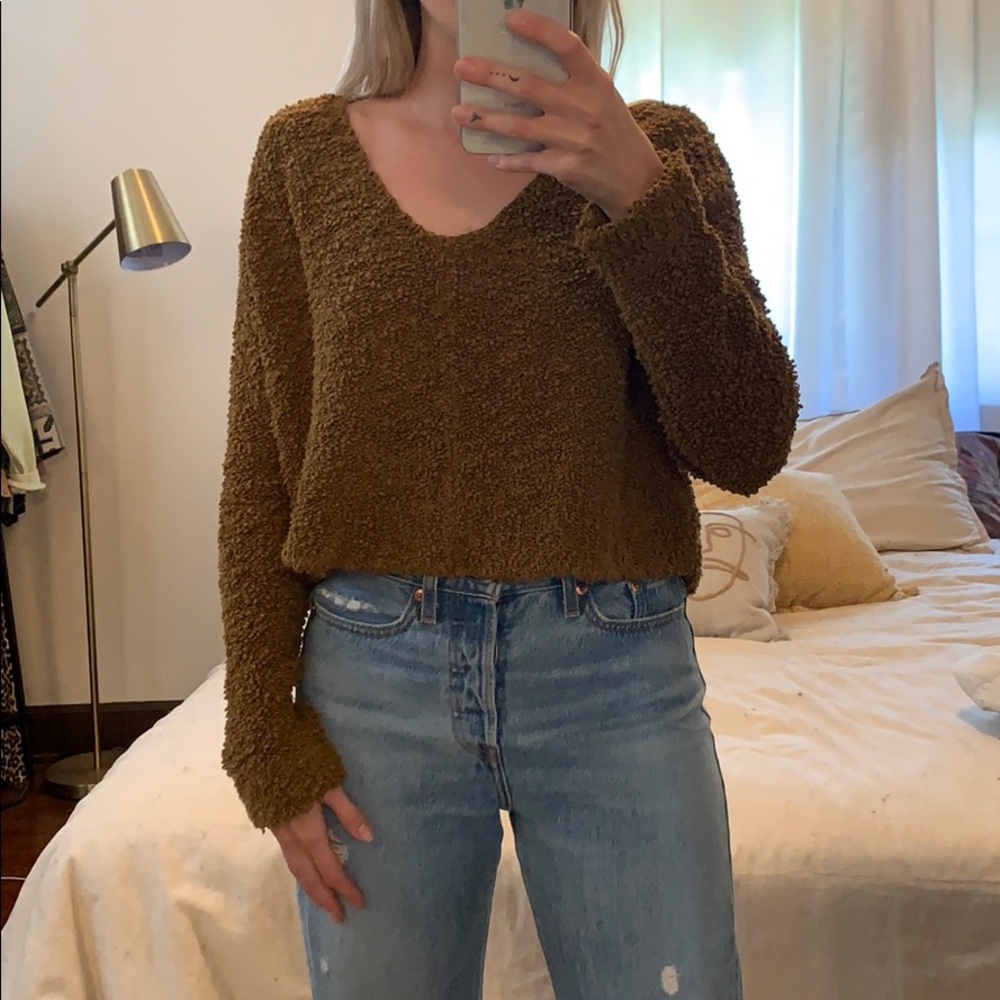 Free people cropped sweater